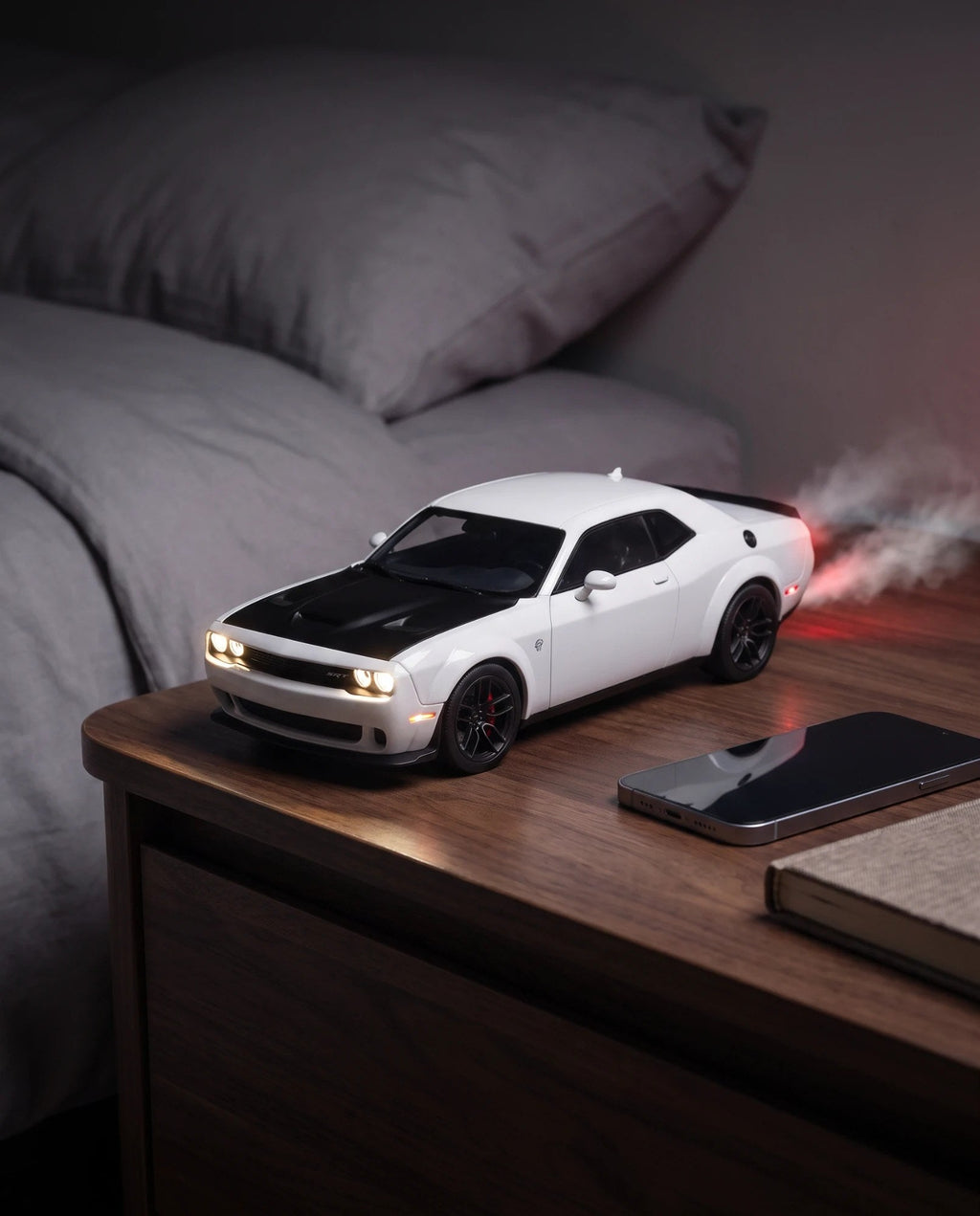 Dodge Challenger SRT Diffuser: Exhaust-Mist Humidifier with Working Lights